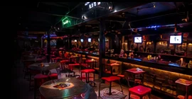 The One Khaosan tiered bar interior